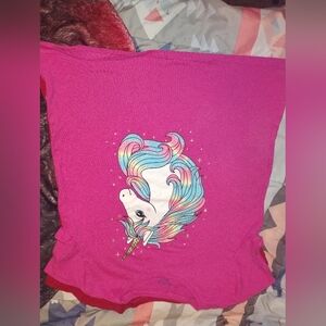 Place Pink Unicorn Graphic Short Sleeve Tee